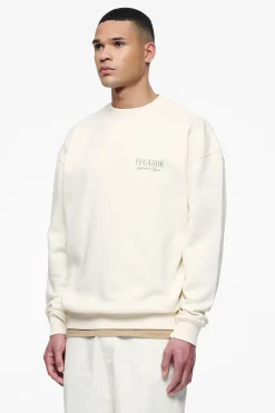 Pegador Sweaters|Racoon Oversized Sweater Vintage Washed Unbleached
