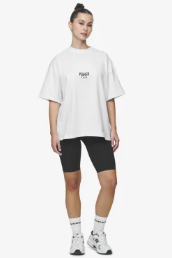 Pegador Tees|Ramira Heavy Oversized Tee White