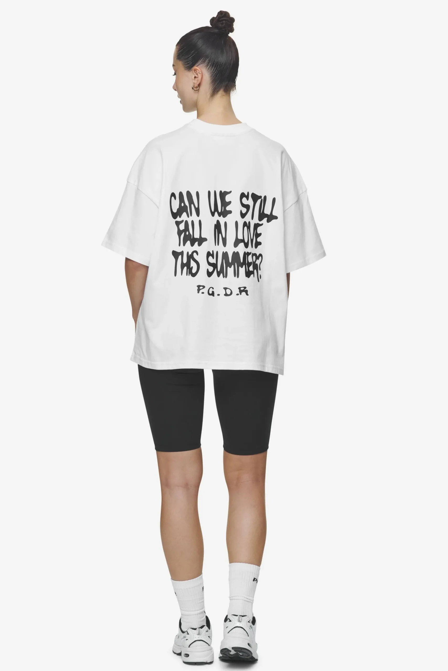 Pegador Tees|Ramira Heavy Oversized Tee White