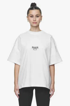 Pegador Tees|Ramira Heavy Oversized Tee White