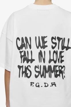 Pegador Tees|Ramira Heavy Oversized Tee White