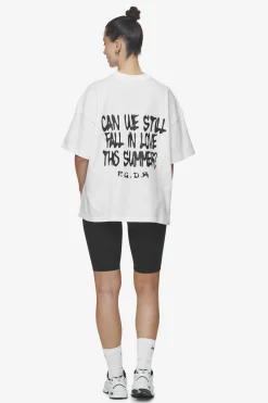 Pegador Tees|Ramira Heavy Oversized Tee White