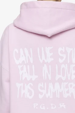 Pegador Hoodies|Zip Hoodies|Ramira Oversized Sweat Jacket Washed Bubblegum