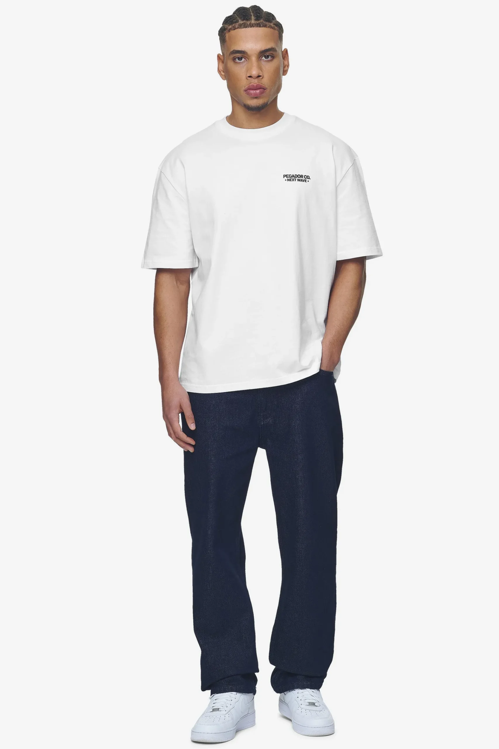 Pegador Jeans|Raston Baggy Jeans Dark Blue