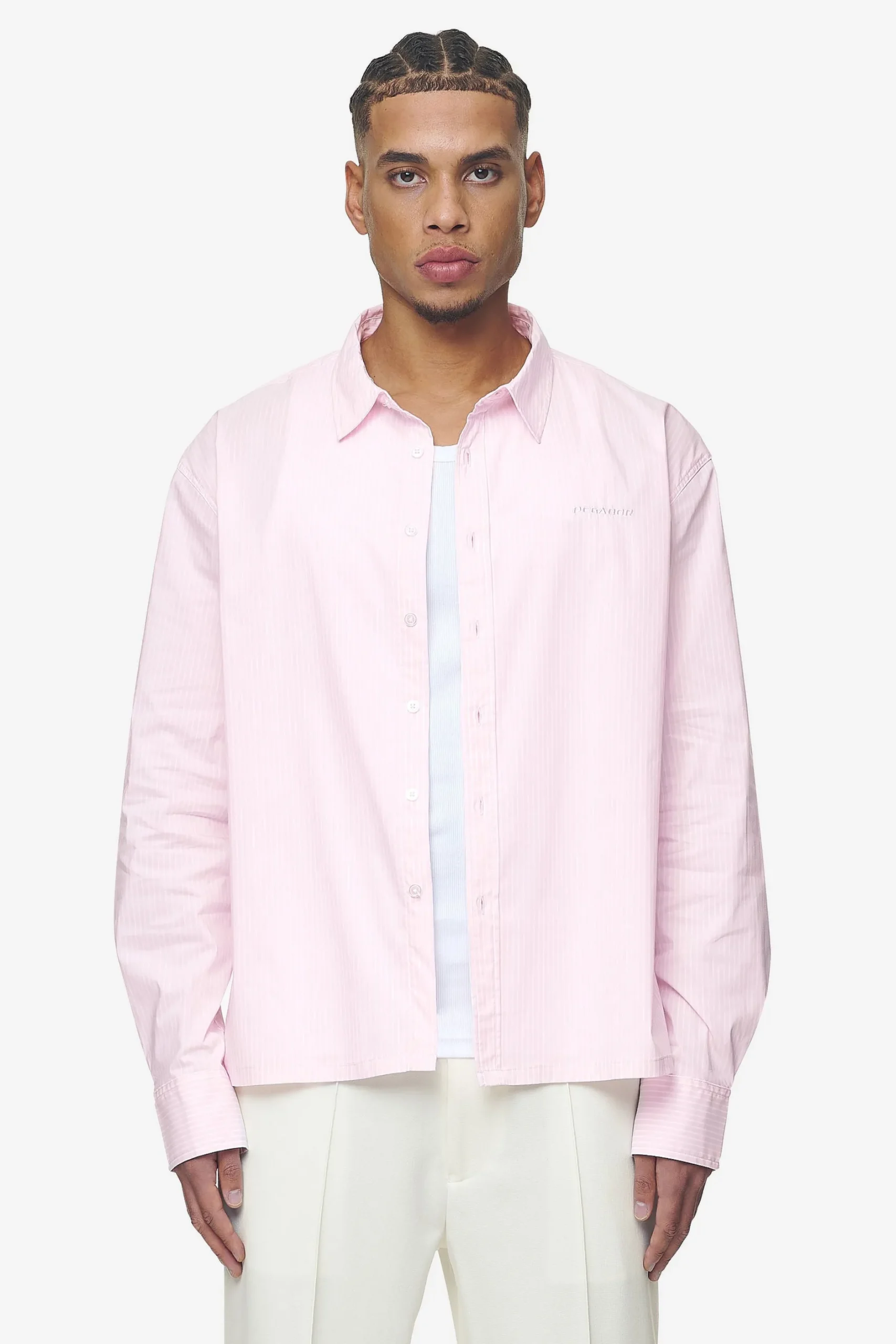 Pegador Shirts|Raton Oversized Longsleeve Shirt Bubblegum white