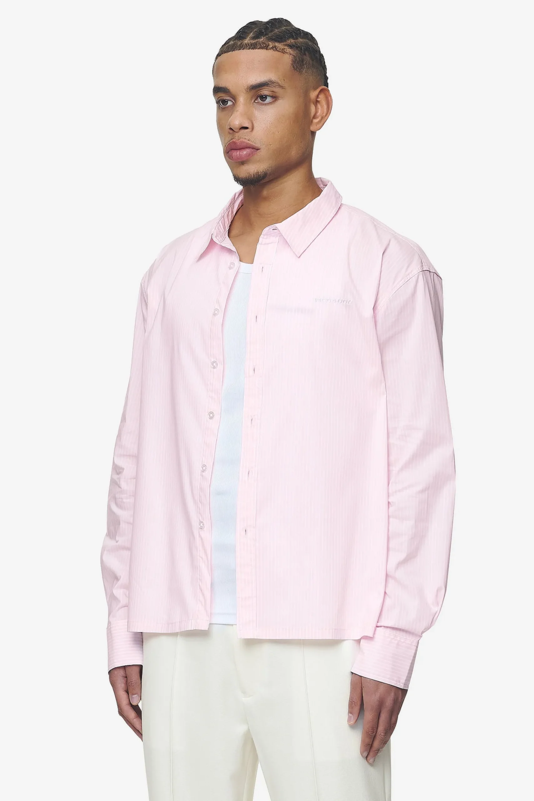 Pegador Shirts|Raton Oversized Longsleeve Shirt Bubblegum white