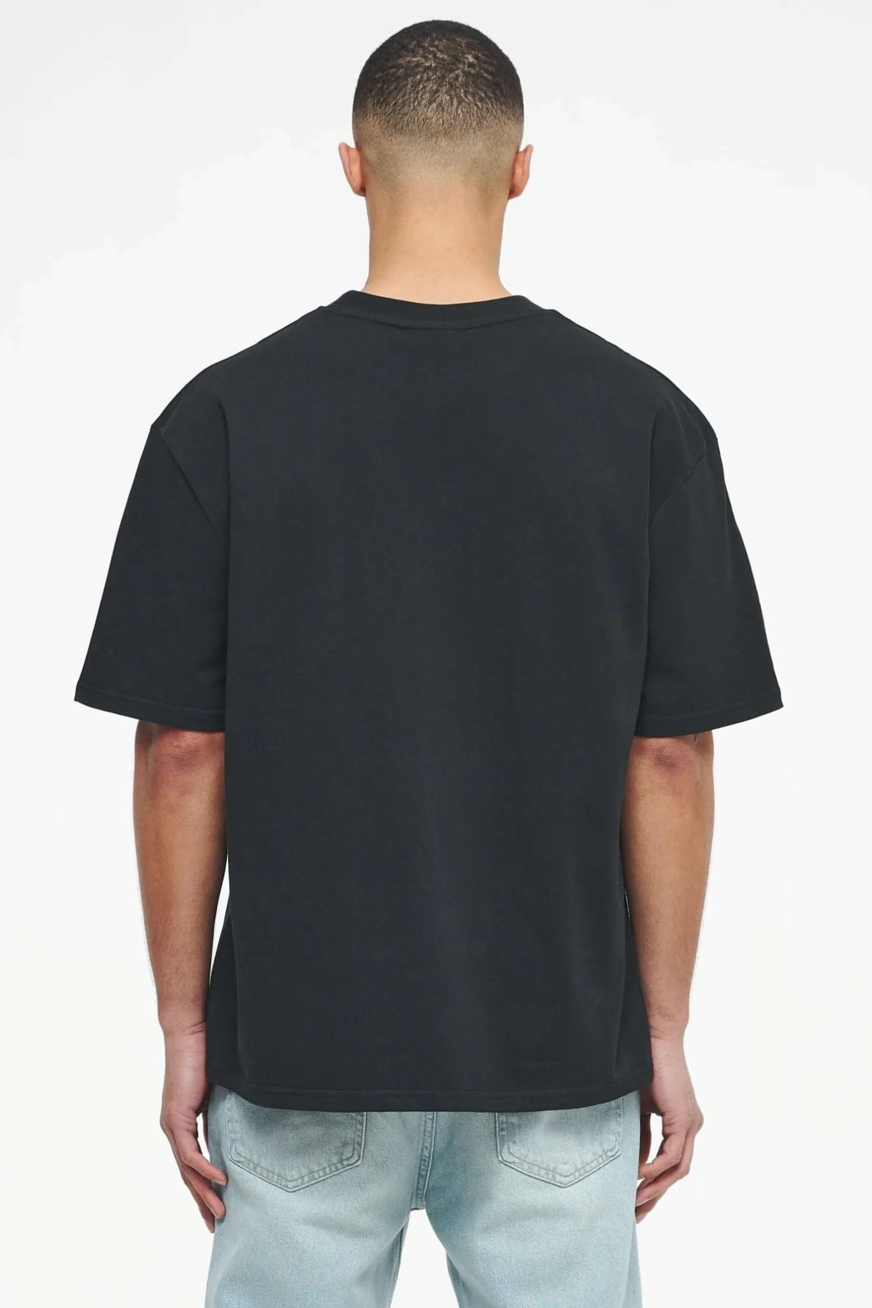Pegador Tees|Reid Oversized Tee Vintage Washed Black Ink