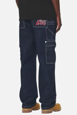 Pegador Jeans|Renton Loose Jeans Dark Blue