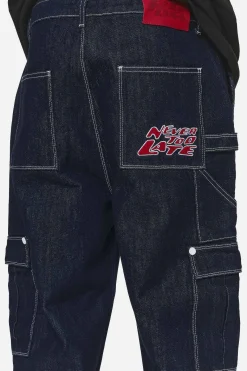 Pegador Jeans|Renton Loose Jeans Dark Blue