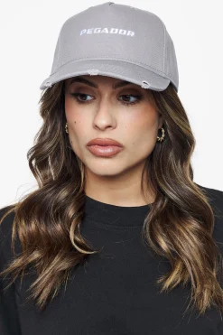 Pegador Caps & Hats|Reo Destroyed Cap Grey