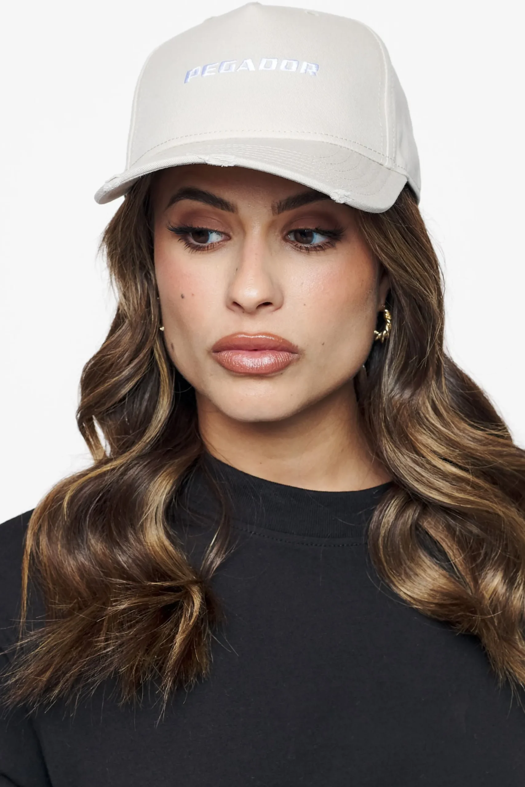 Pegador Caps & Hats|Reo Destroyed Cap Sand White