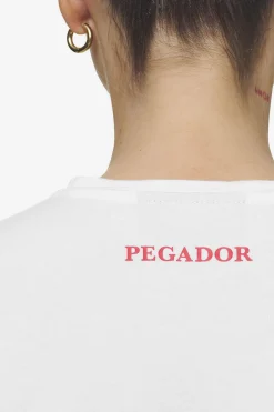 Pegador Tees|Reyna Cropped Baby Tee White