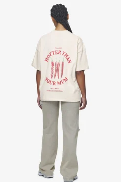 Pegador Tees|Reyna Heavy Oversized Tee Washed Coast Sand