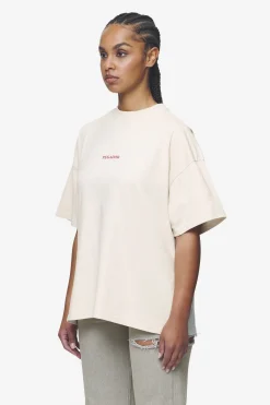 Pegador Tees|Reyna Heavy Oversized Tee Washed Coast Sand