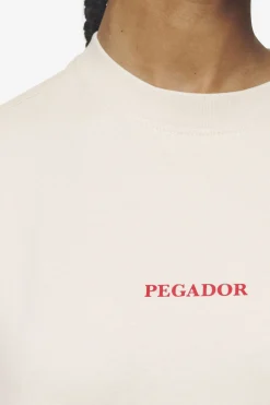 Pegador Tees|Reyna Heavy Oversized Tee Washed Coast Sand