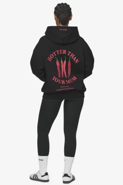 Pegador Hoodies|Reyna Oversized Hoodie Black