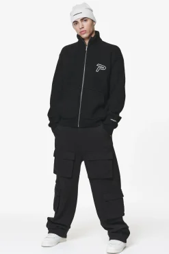 Pegador Sweaters|Knitwear|Riggo Heavy Knit Jacket Black