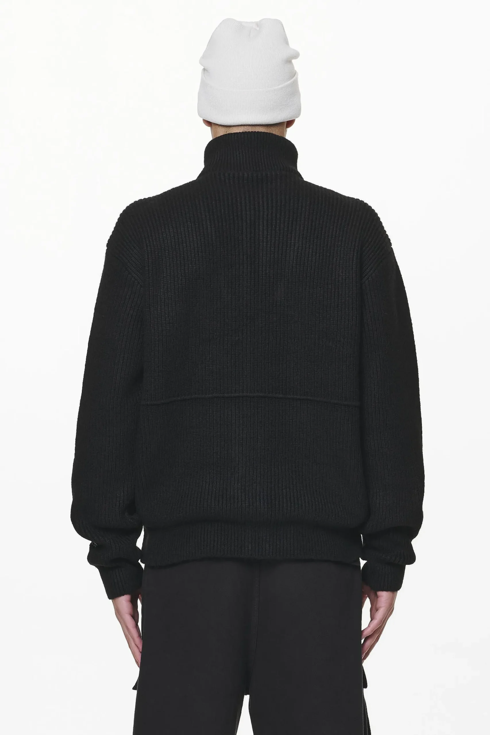 Pegador Sweaters|Knitwear|Riggo Heavy Knit Jacket Black