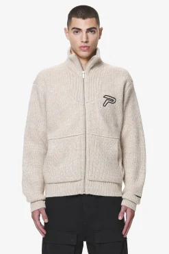 Pegador Sweaters|Knitwear|Riggo Heavy Knit Jacket Dust Cream