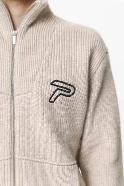 Pegador Sweaters|Knitwear|Riggo Heavy Knit Jacket Dust Cream