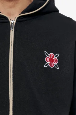 Pegador Hoodies|Zip Hoodies|Riggs Oversized Sweat Jacket Black