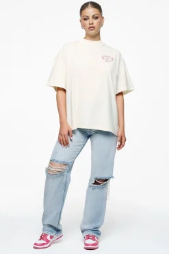 Pegador Tees|Roma Heavy Oversized Tee Vintage Washed Unbleached