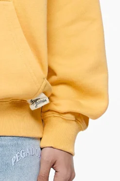 Pegador Hoodies|Roma Oversized Hoodie Vintage Washed Golden Sun