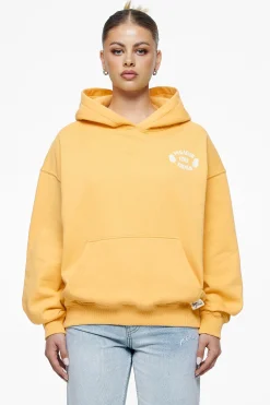 Pegador Hoodies|Roma Oversized Hoodie Vintage Washed Golden Sun