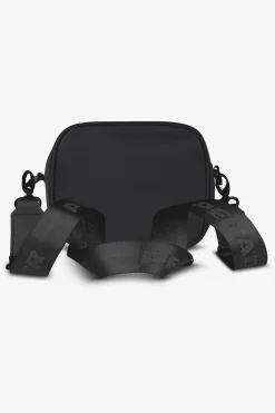Pegador Bags|Bags|Rubber Logo Patch Nylon Shoulder Strap Bag Black