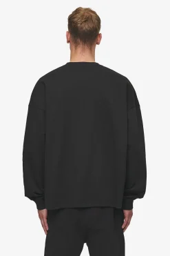 Pegador Longsleeves|Rusk Logo Oversized Longsleeve Washed Black
