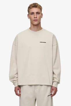 Pegador Longsleeves|Rusk Logo Oversized Longsleeve Washed Light Beige