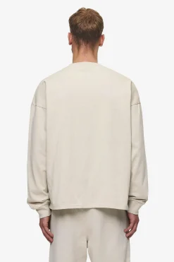 Pegador Longsleeves|Rusk Logo Oversized Longsleeve Washed Light Beige