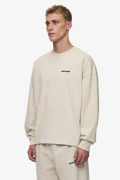 Pegador Longsleeves|Rusk Logo Oversized Longsleeve Washed Light Beige