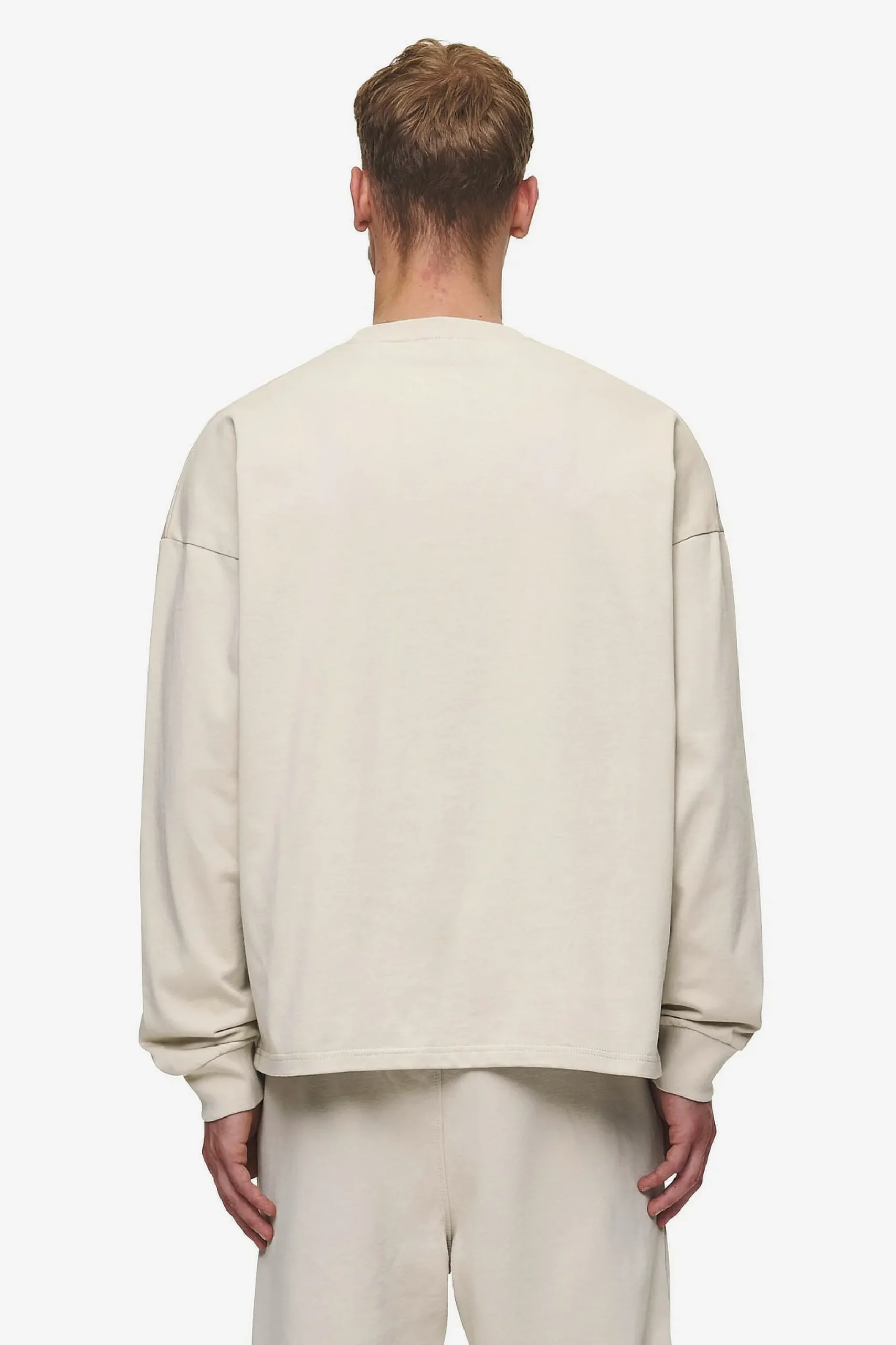 Pegador Longsleeves|Rusk Logo Oversized Longsleeve Washed Light Beige