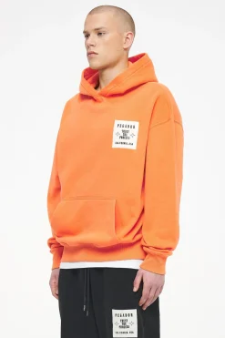 Pegador Hoodies|Salal Oversized Hoodie Vintage Washed Sunrise Orange