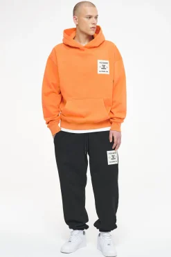 Pegador Hoodies|Salal Oversized Hoodie Vintage Washed Sunrise Orange