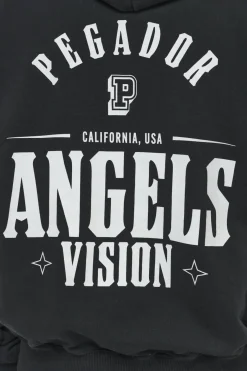 Pegador Hoodies|Salal Oversized Hoodie Vintage Washed Black Ink