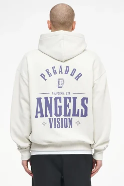 Pegador Hoodies|Zip Hoodies|Salal Oversized Sweat Jacket Vintage Washed Angels Cream
