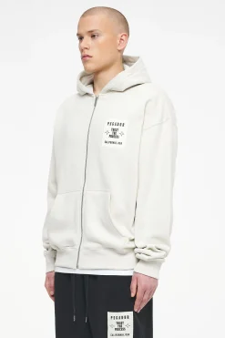 Pegador Hoodies|Zip Hoodies|Salal Oversized Sweat Jacket Vintage Washed Angels Cream