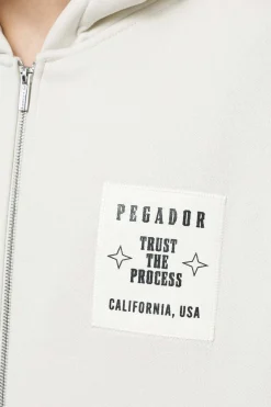 Pegador Hoodies|Zip Hoodies|Salal Oversized Sweat Jacket Vintage Washed Angels Cream