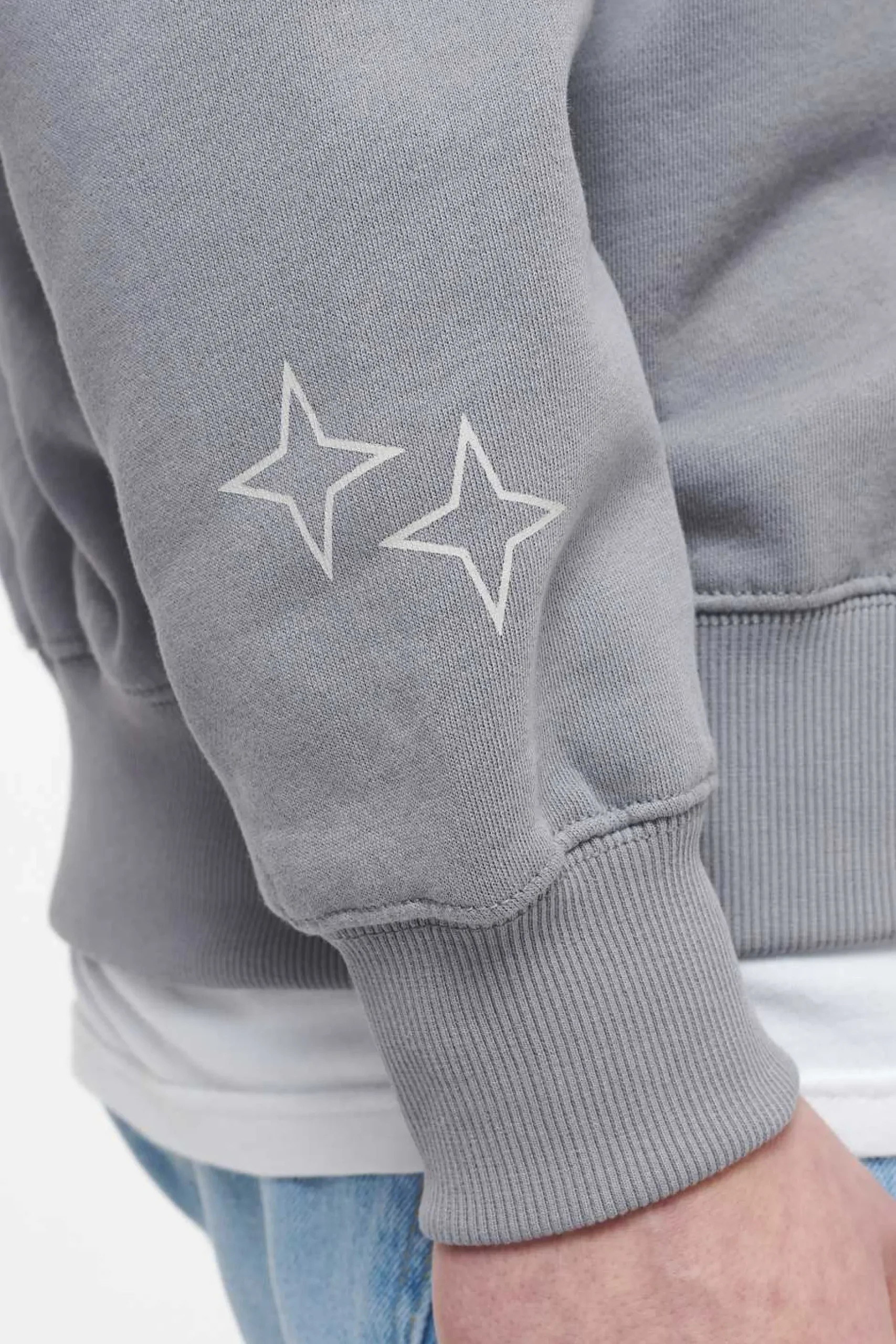 Pegador Hoodies|Zip Hoodies|Salal Oversized Sweat Jacket Vintage Washed Dusk Grey