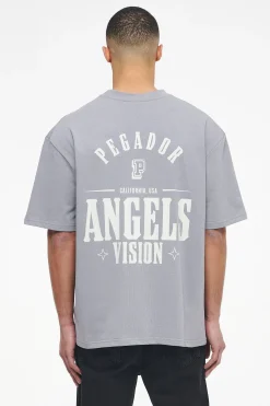 Pegador Tees|Salal Oversized Tee Vintage Washed Dusk Grey