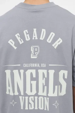 Pegador Tees|Salal Oversized Tee Vintage Washed Dusk Grey