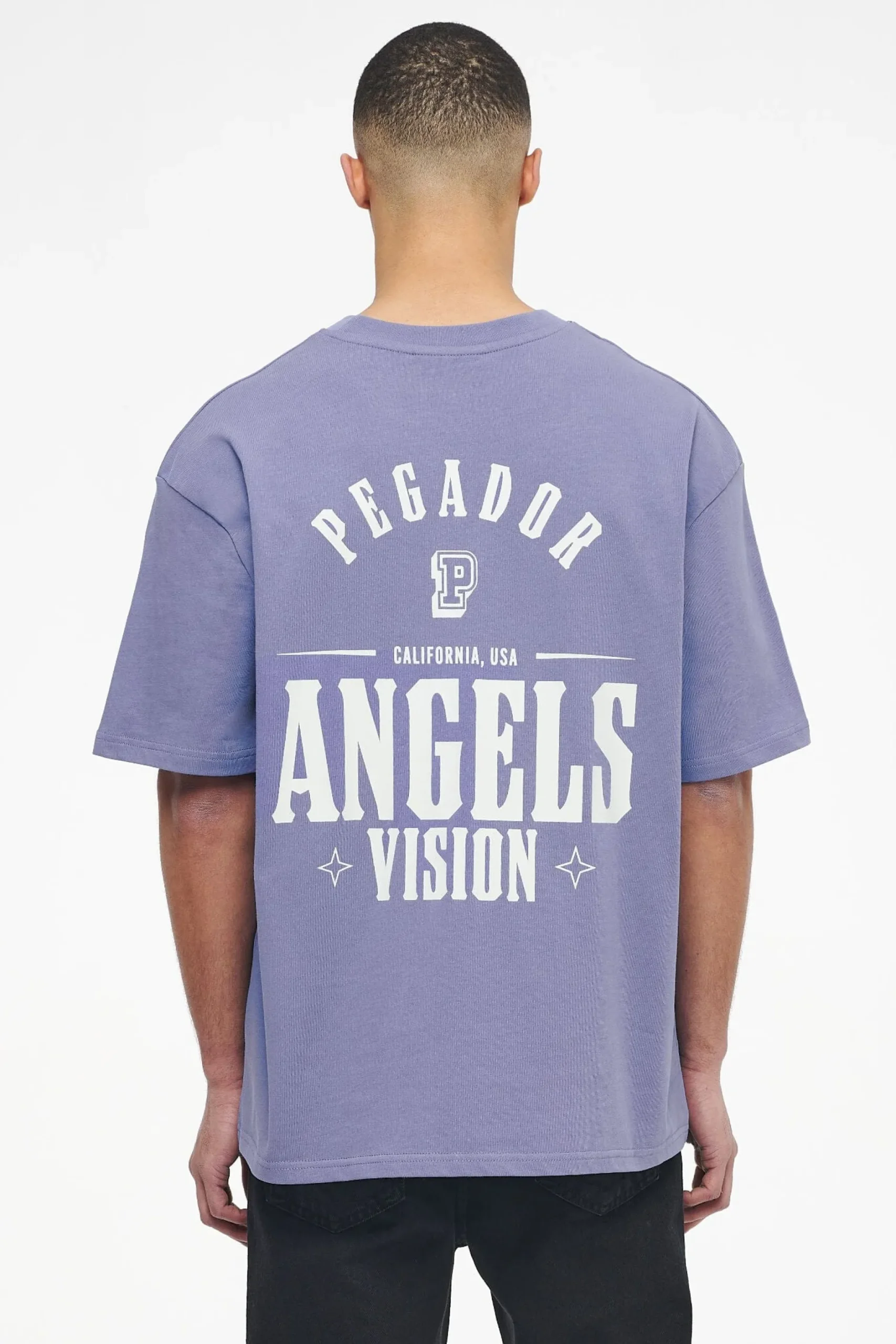Pegador Tees|Salal Oversized Tee Vintage Washed Magic Violet