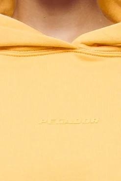 Pegador Hoodies|Salita Oversized Cropped Hoodie Vintage Washed Golden Sun Gum