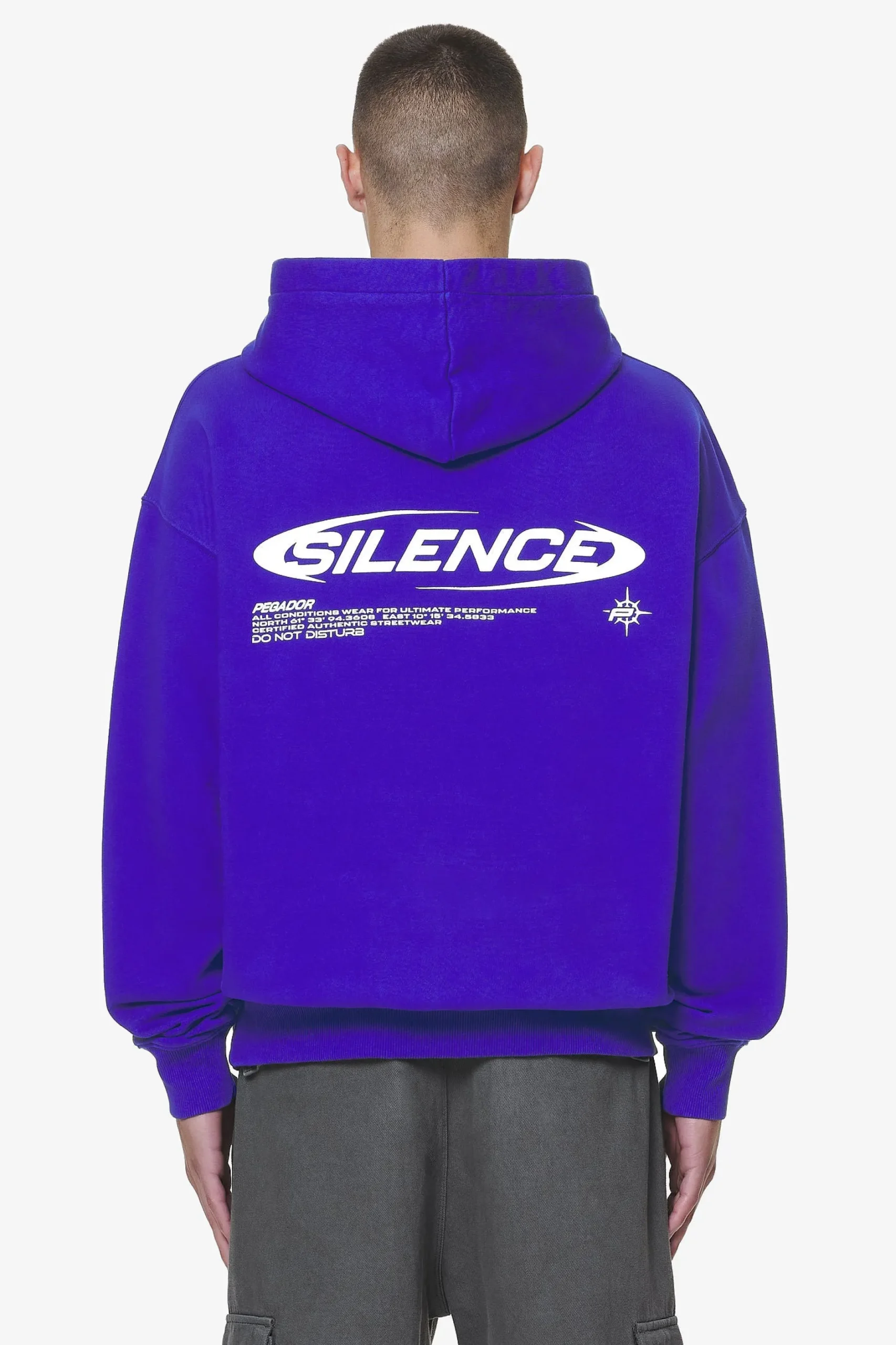 Pegador Hoodies|Sanit Oversized Hoodie Washed Endless Blue
