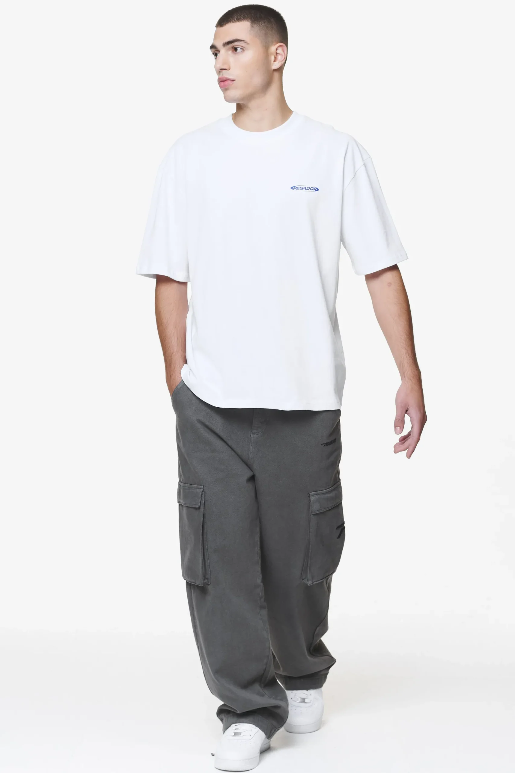 Pegador Tees|Sanit Oversized Tee White