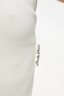 Pegador Bodysuits|Santos Rib Neckholder Bodysuit Vintage Washed Angels Cream