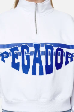 Pegador Sweaters|Sarina Oversized Halfzip Sweater White