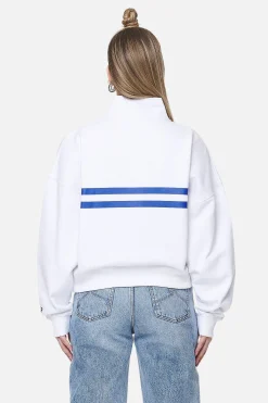 Pegador Sweaters|Sarina Oversized Halfzip Sweater White
